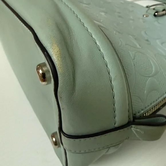 Coach Sierra Satchel in Signature Debossed Patent Leather - Picture 6 of 10